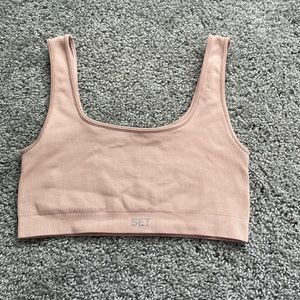 SETactive box cut sports bra